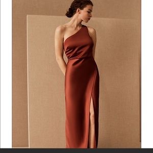 BHLDN Dylan dress!  Gorgeous material and feel. Cinnamon color!  NWT. Size 8.